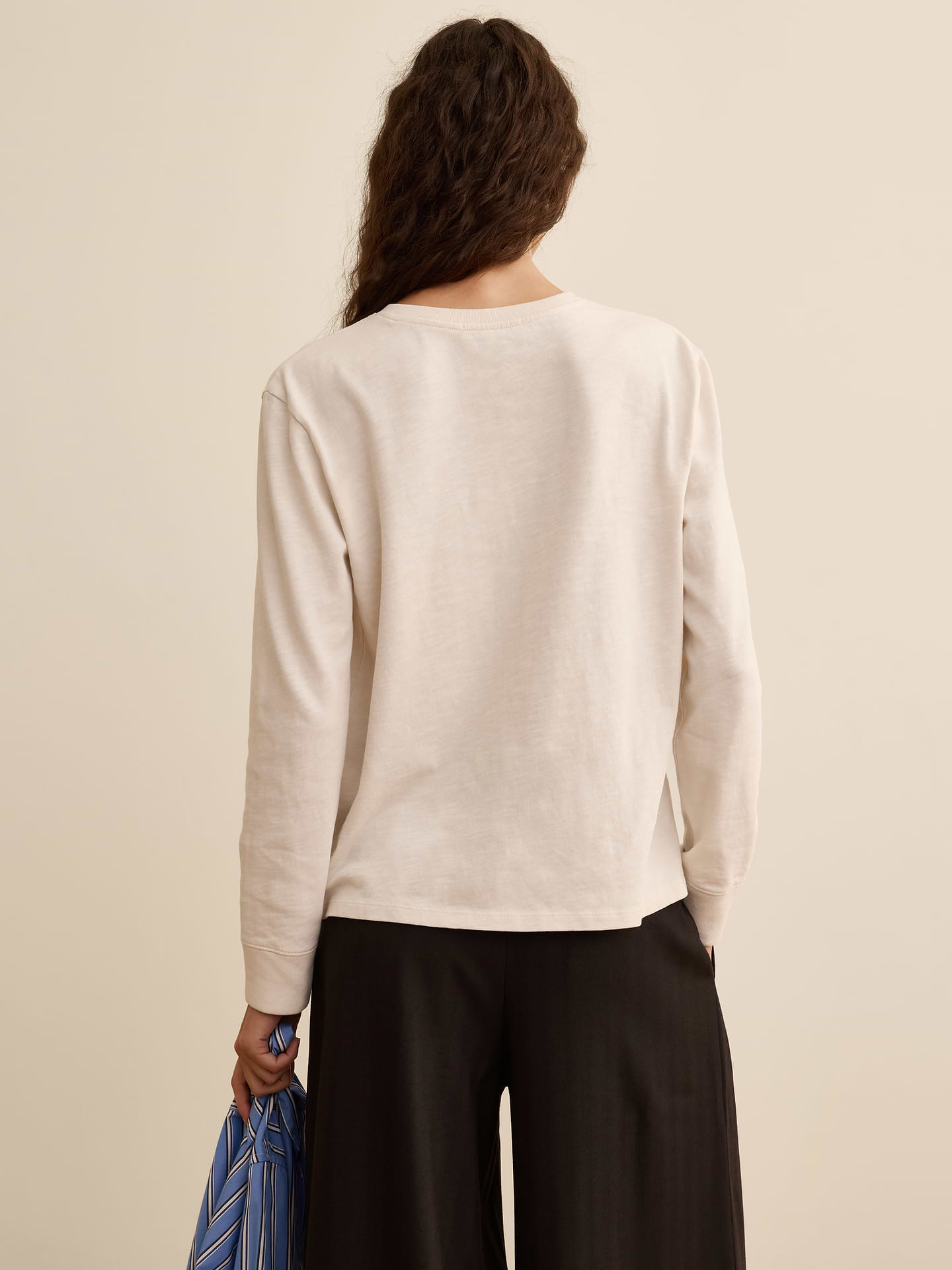 Image number 2 showing, Banana Republic x La Ligne | The Relaxed Cotton Crew-Neck T-Shirt
