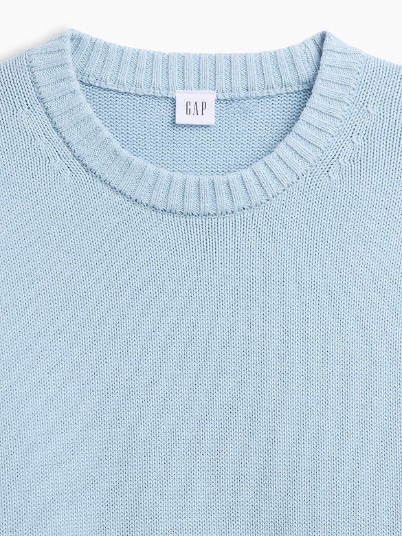 Relaxed Stripe Crewneck Sweater