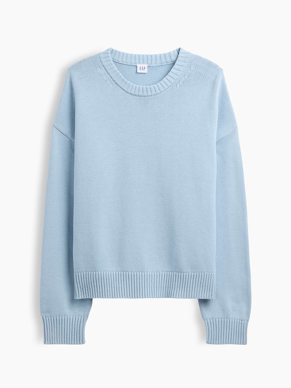 Relaxed Stripe Crewneck Sweater