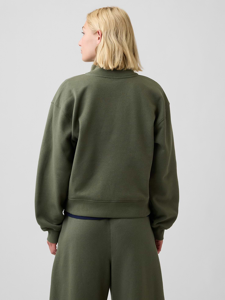 Image number 2 showing, Relaxed Fleece Half-Zip Sweatshirt