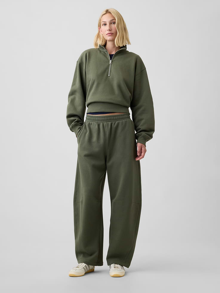 Image number 3 showing, Relaxed Fleece Half-Zip Sweatshirt