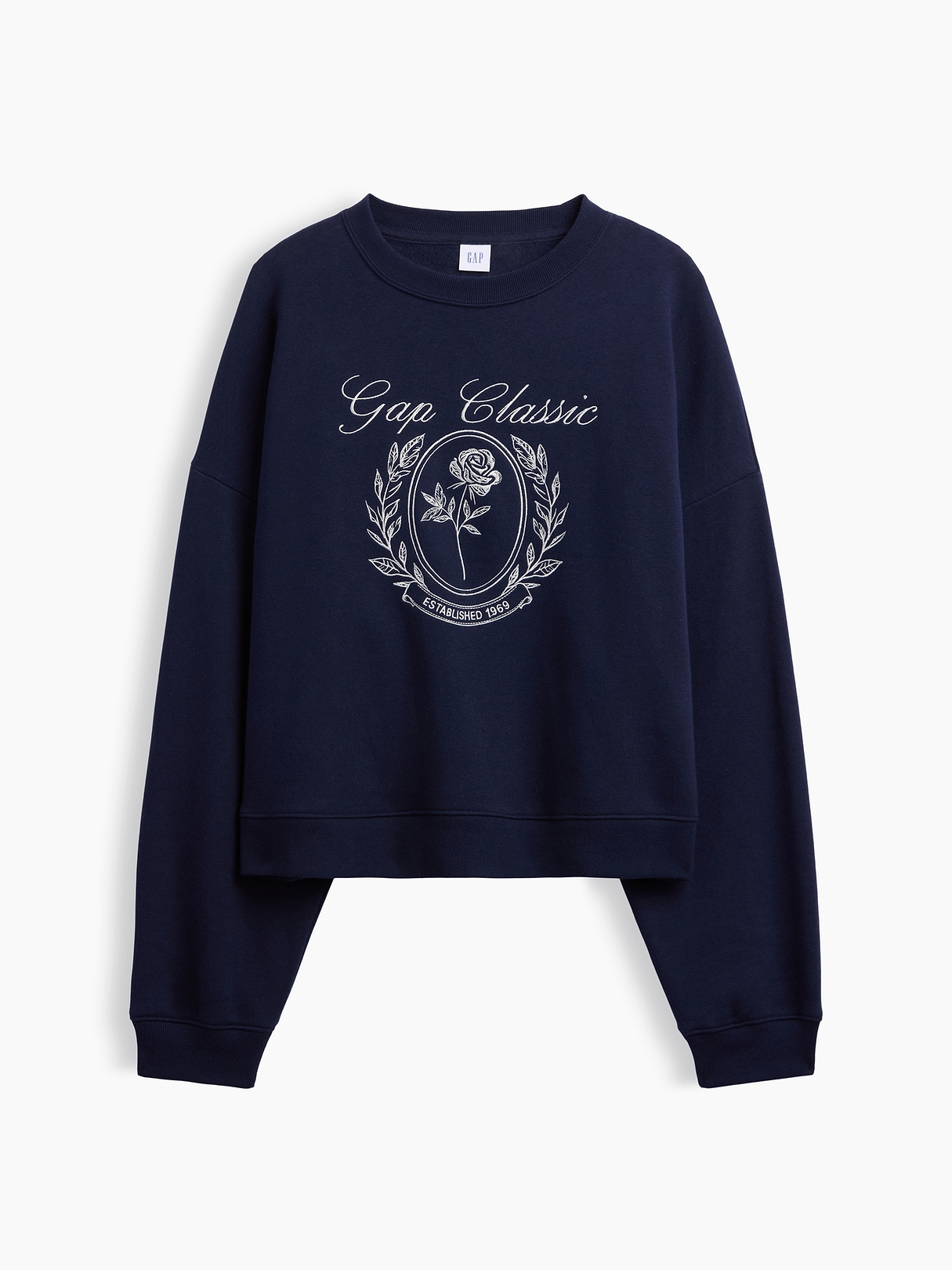 Relaxed Wedge Crewneck Sweatshirt | Gap Factory