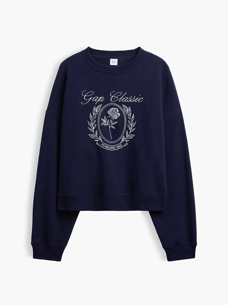 Image number 5 showing, Relaxed Wedge Crewneck Sweatshirt