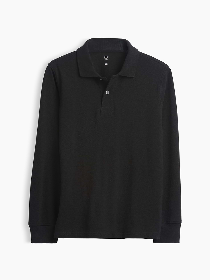 Image number 2 showing, Kids Organic Cotton Uniform Polo Shirt