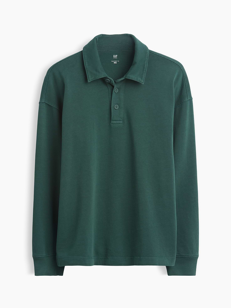 Image number 2 showing, Kids Heavyweight Relaxed Polo Shirt