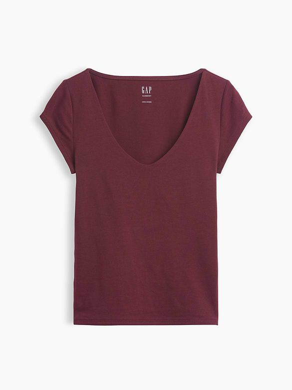 CloseKnit Jersey V-Neck T-Shirt