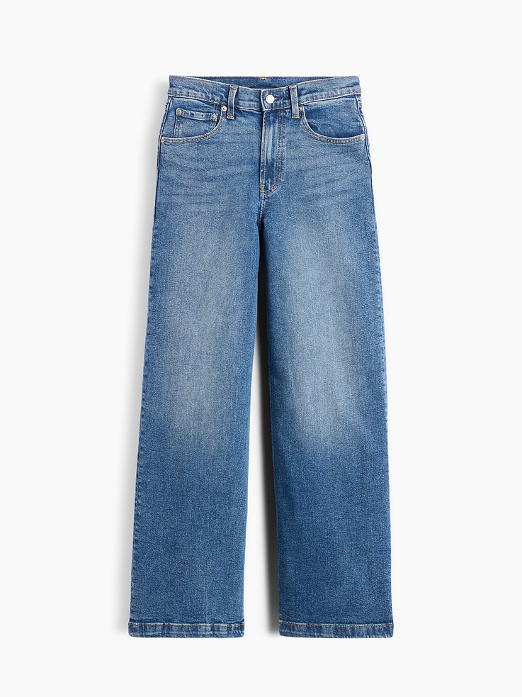 Image number 2 showing, High Rise Stride Wide-Leg Jeans