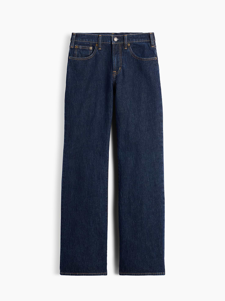 Image number 7 showing, Mid Rise Relaxed Flare Jeans