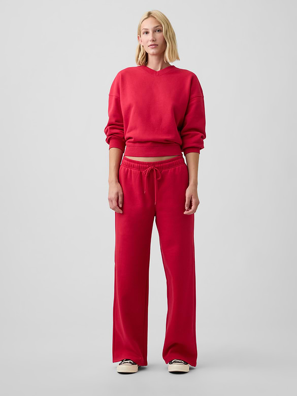 Relaxed Straight-Leg Sweatpants