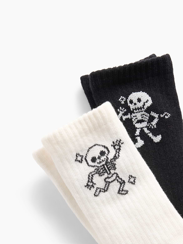 Kids Skeleton Crew Socks (2-Pack)