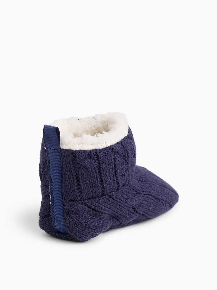 Image number 3 showing, Baby Sherpa-Lined Sweater Booties