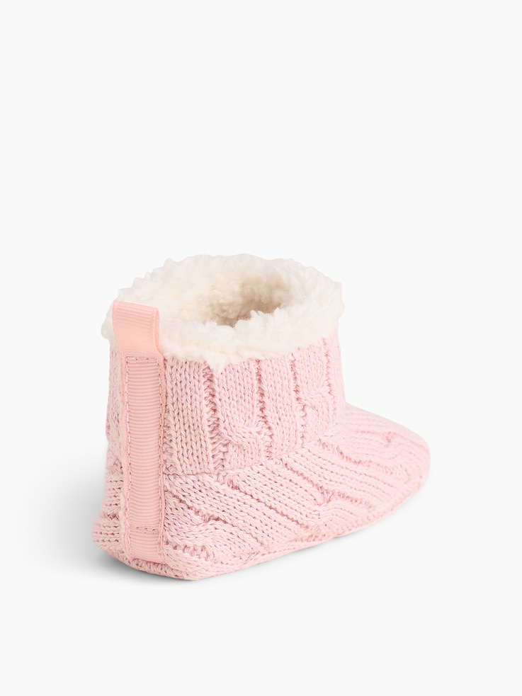 Image number 3 showing, Baby Sherpa-Lined Sweater Booties