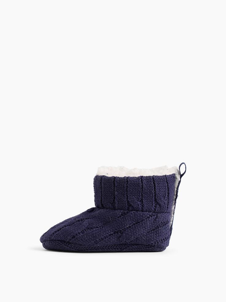 Image number 4 showing, Baby Sherpa-Lined Sweater Booties