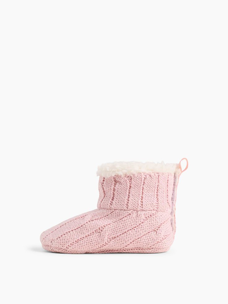 Image number 4 showing, Baby Sherpa-Lined Sweater Booties