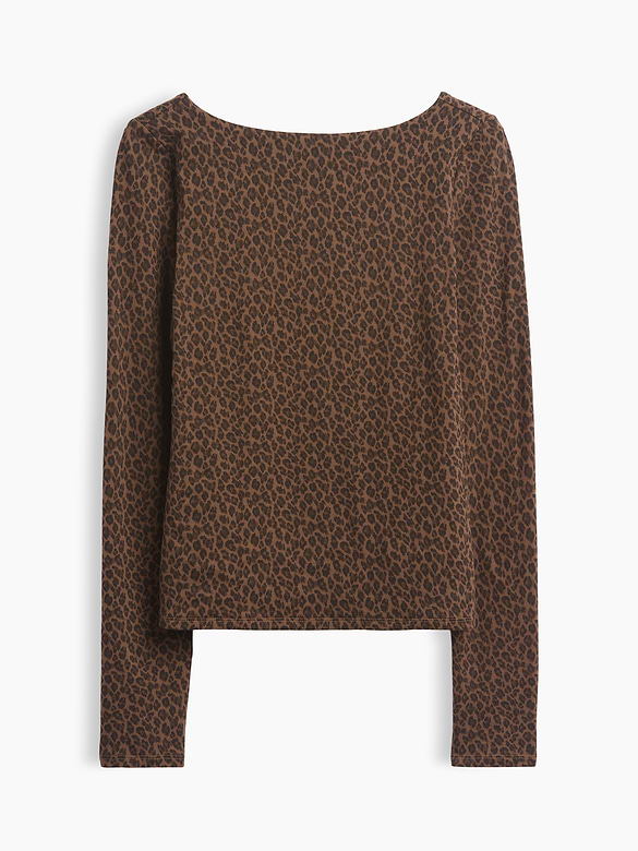 CloseKnit Jersey Scoop-Back T-Shirt