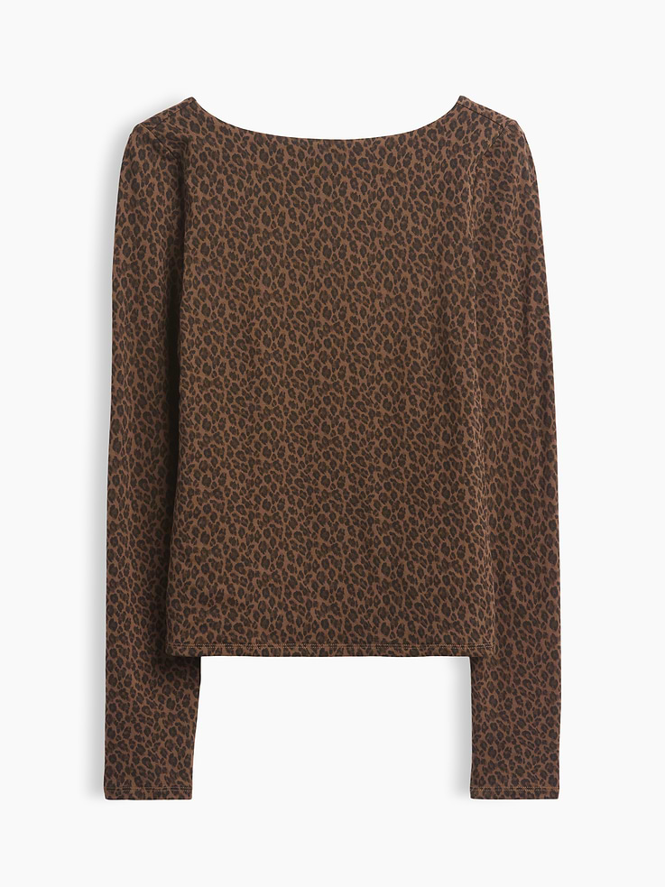 Image number 5 showing, CloseKnit Jersey Scoop-Back T-Shirt