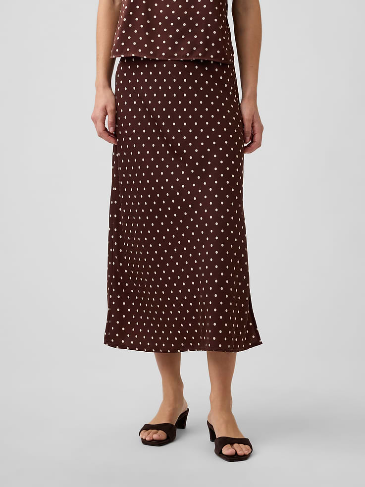 Image number 3 showing, Satin Pull-On Maxi Skirt