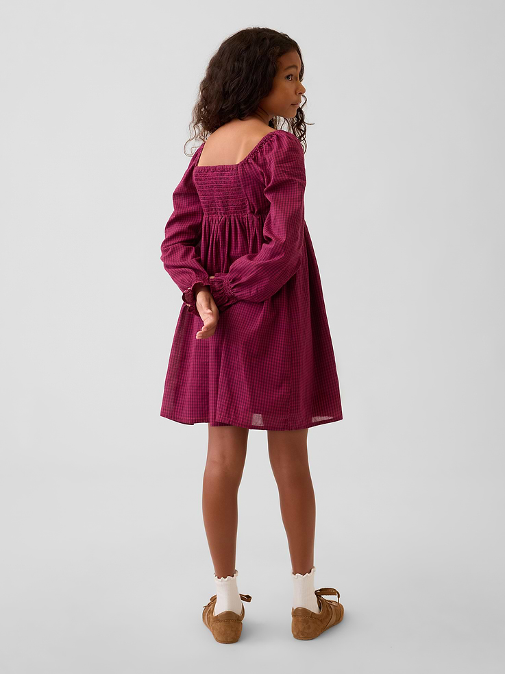 Image number 2 showing, Kids Puff-Sleeve Empire-Waist Dress