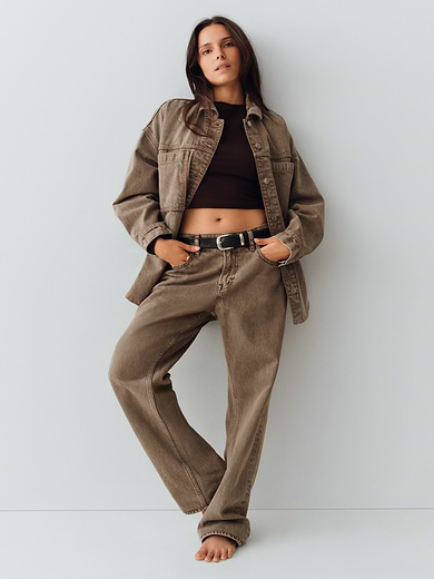 Image number 8 showing, Mid Rise Straight Taper Jeans