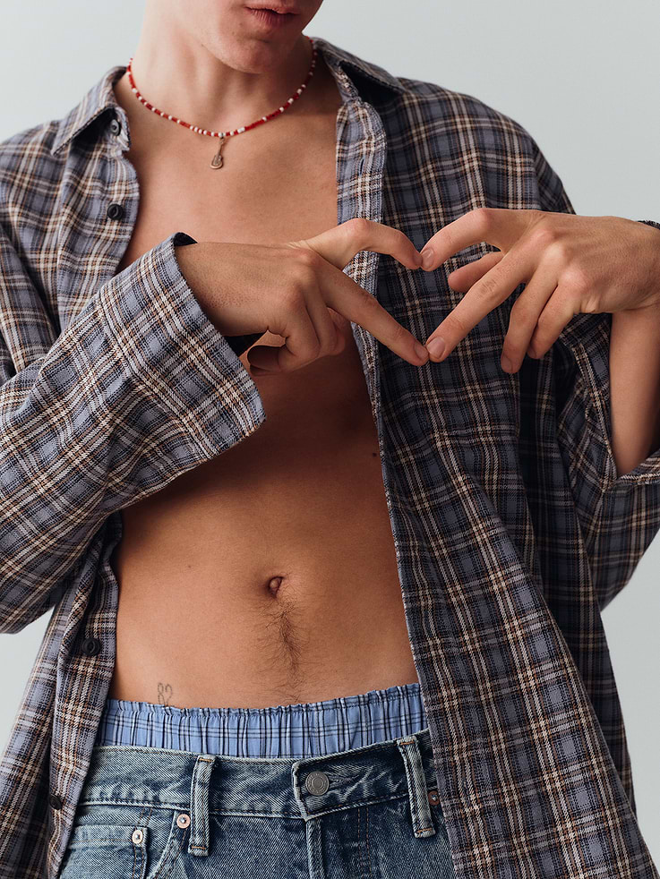 Image number 5 showing, Sunwashed Twill Relaxed Plaid Shirt