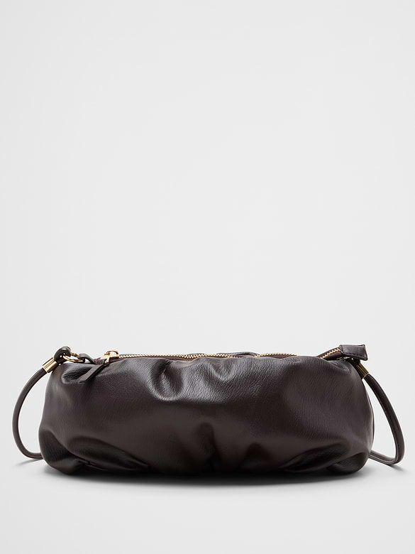 Vegan Leather Cloud Crossbody Bag