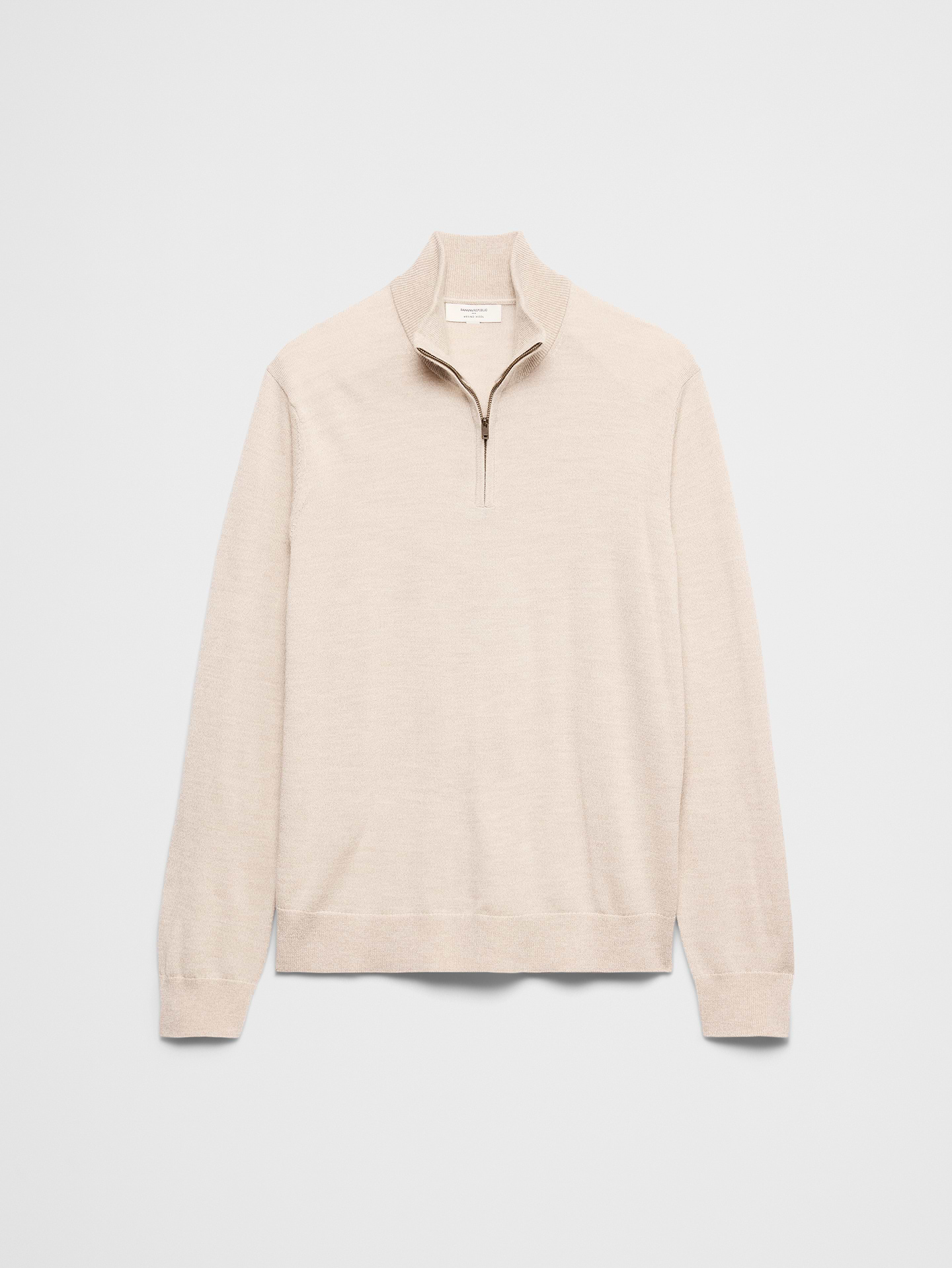 Image number 4 showing, Merino Wool Quarter-Zip Sweater