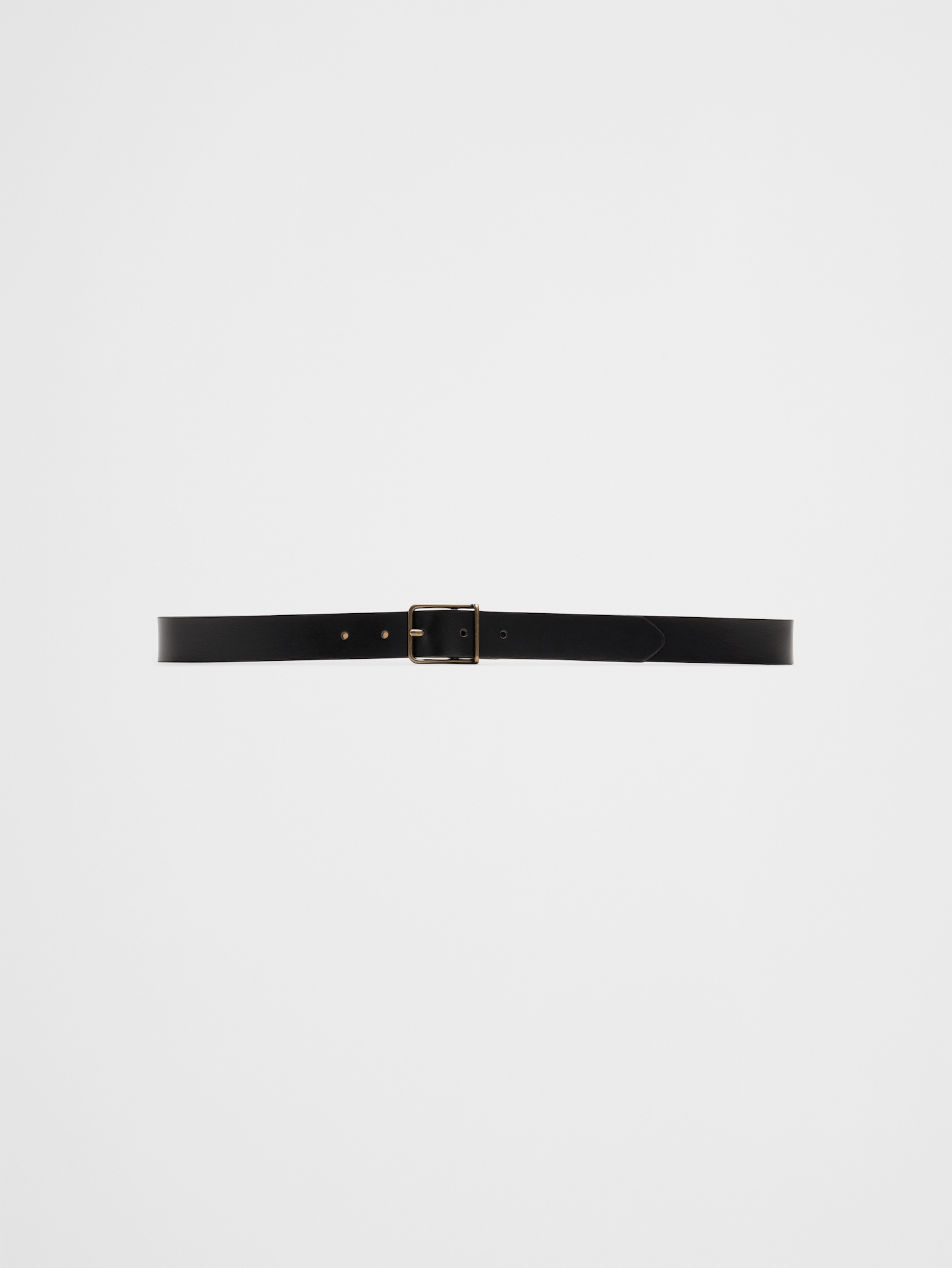 Image number 1 showing, Leather Casual Square-Buckle Belt