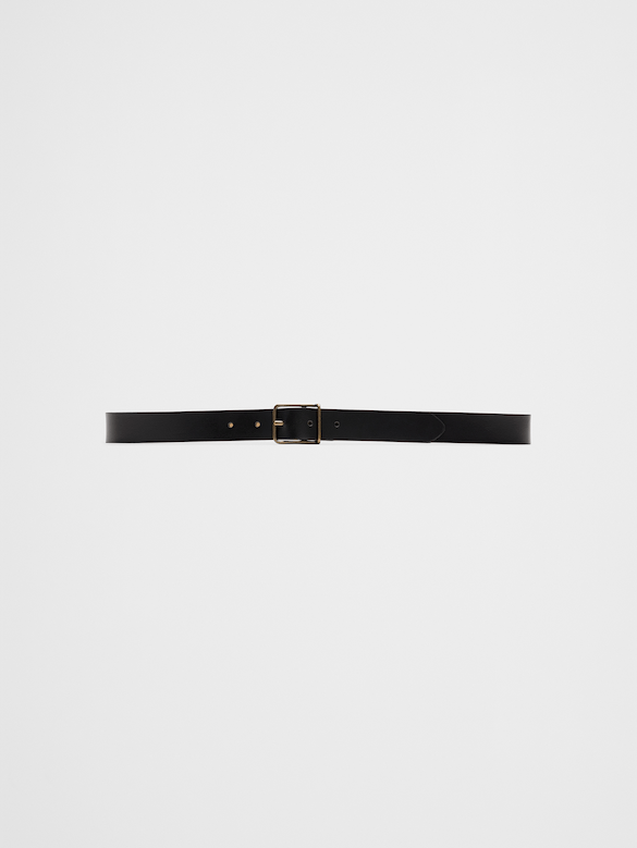 Leather Casual Square-Buckle Belt