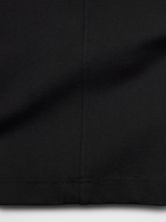 Barrel-Leg High-Rise Knit Ponte Pant