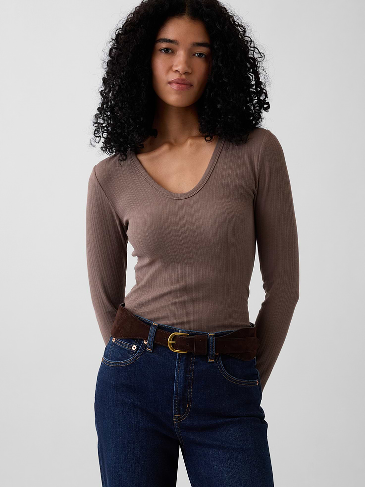 Image number 2 showing, Suede Oversized Belt
