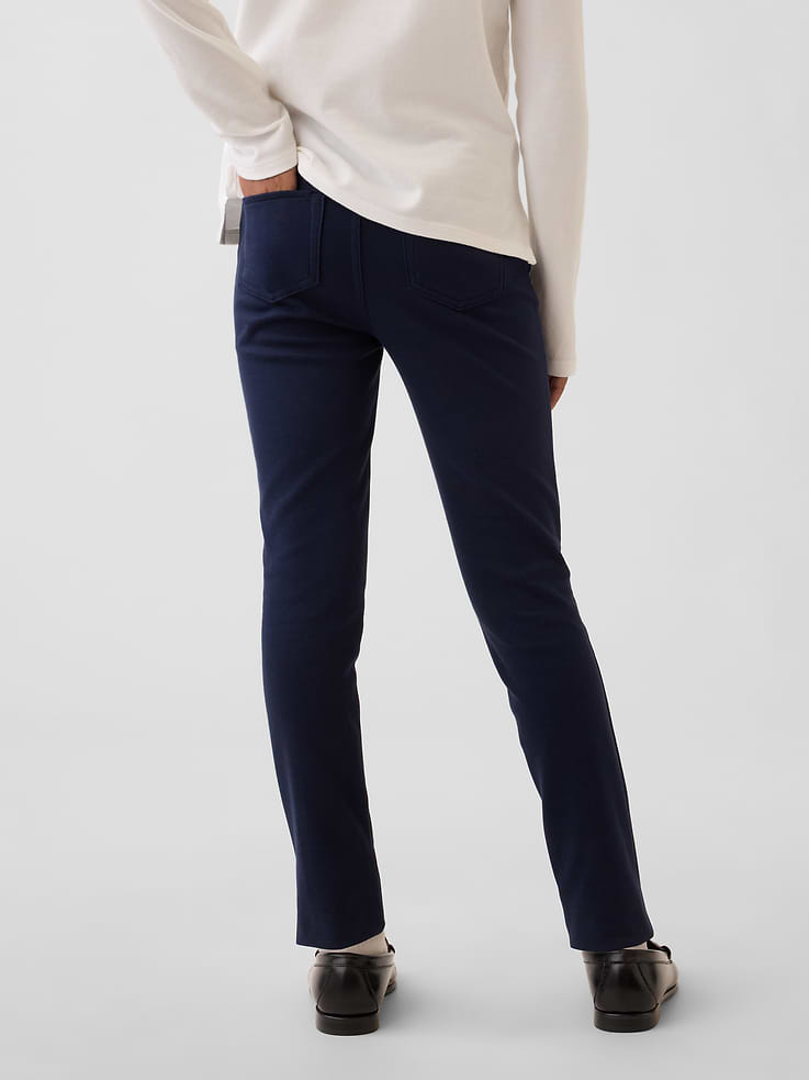 Image number 3 showing, Kids Uniform Ponte Pants