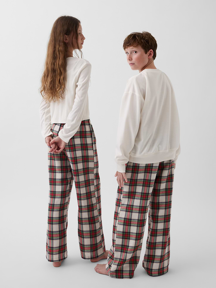 Image number 2 showing, Kids Recycled Flannel PJ Pants