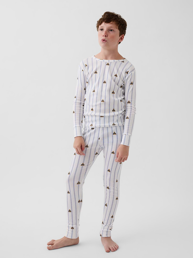 Image number 4 showing, Kids & Baby Organic Brushed Cotton PJ Set