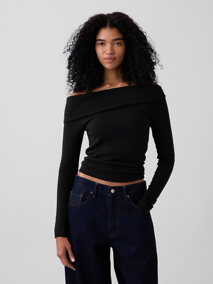 Image number 1 showing, Modern Asymmetrical T-Shirt