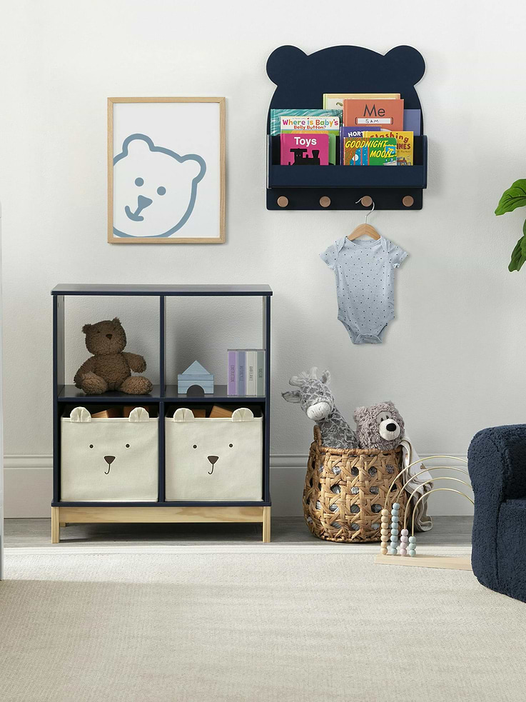Image number 2 showing, babyGap Brannan Bear Wall Shelf with 4 Hooks