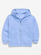 Image number 3 showing, Oversized Fleece Full-Zip Hoodie for Girls