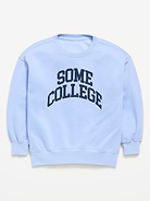 Image number 4 showing, Oversized Graphic Tunic Sweatshirt for Girls