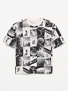 Image number 1 showing, Oversized Short-Sleeve Graphic T-Shirt for Boys
