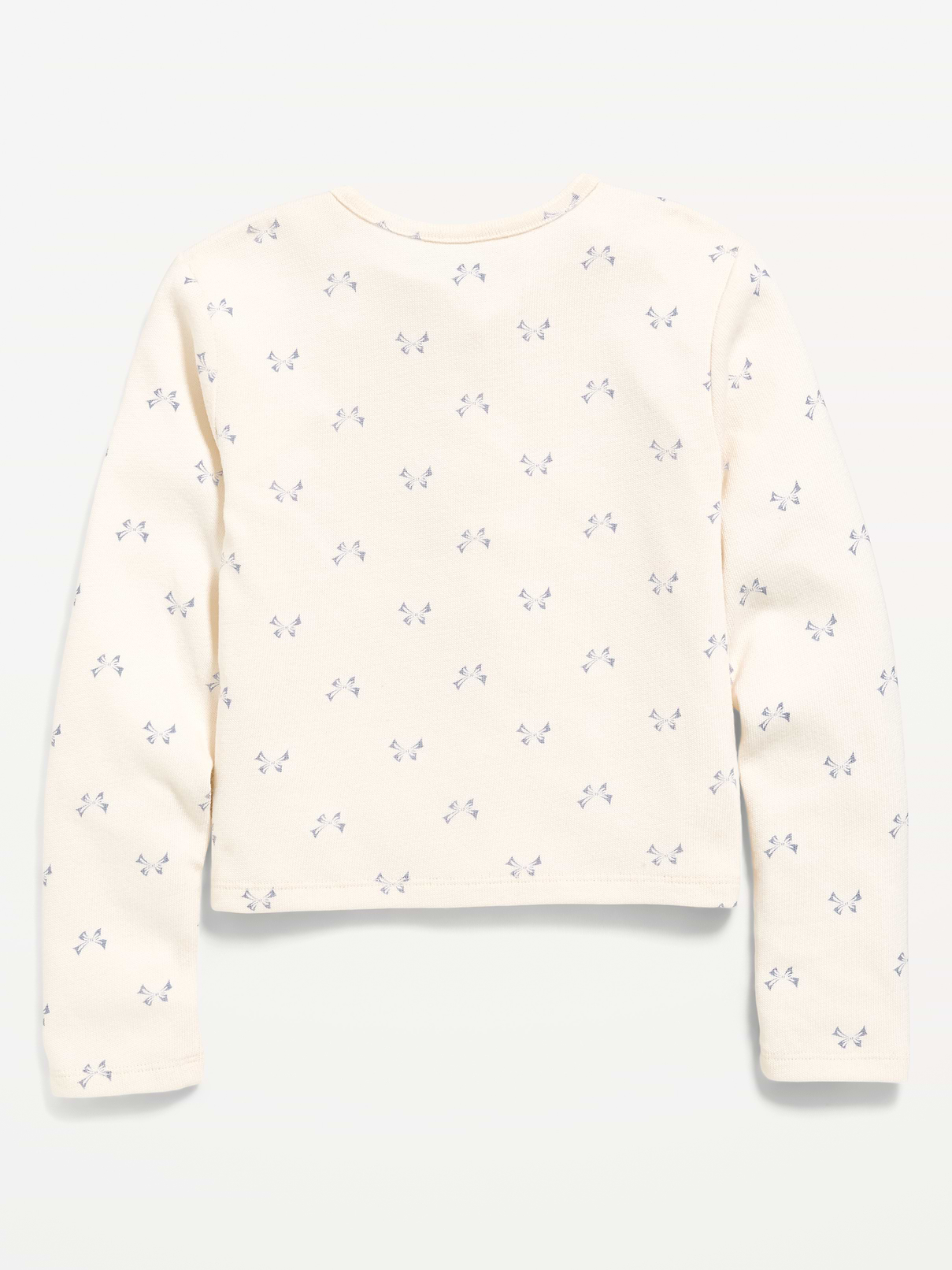 Image 3 of 3, Printed Cardigan Sweater for Girls