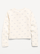 Image 3 of 3, Printed Cardigan Sweater for Girls