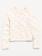 Image 1 of 3, round neckline, long sleeves, full length button front, all-over print, Product #1181567
