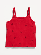 Image 3 of 3, Printed Fitted Cami for Girls