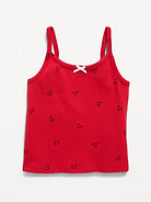 Image 2 of 3, Printed Fitted Cami for Girls