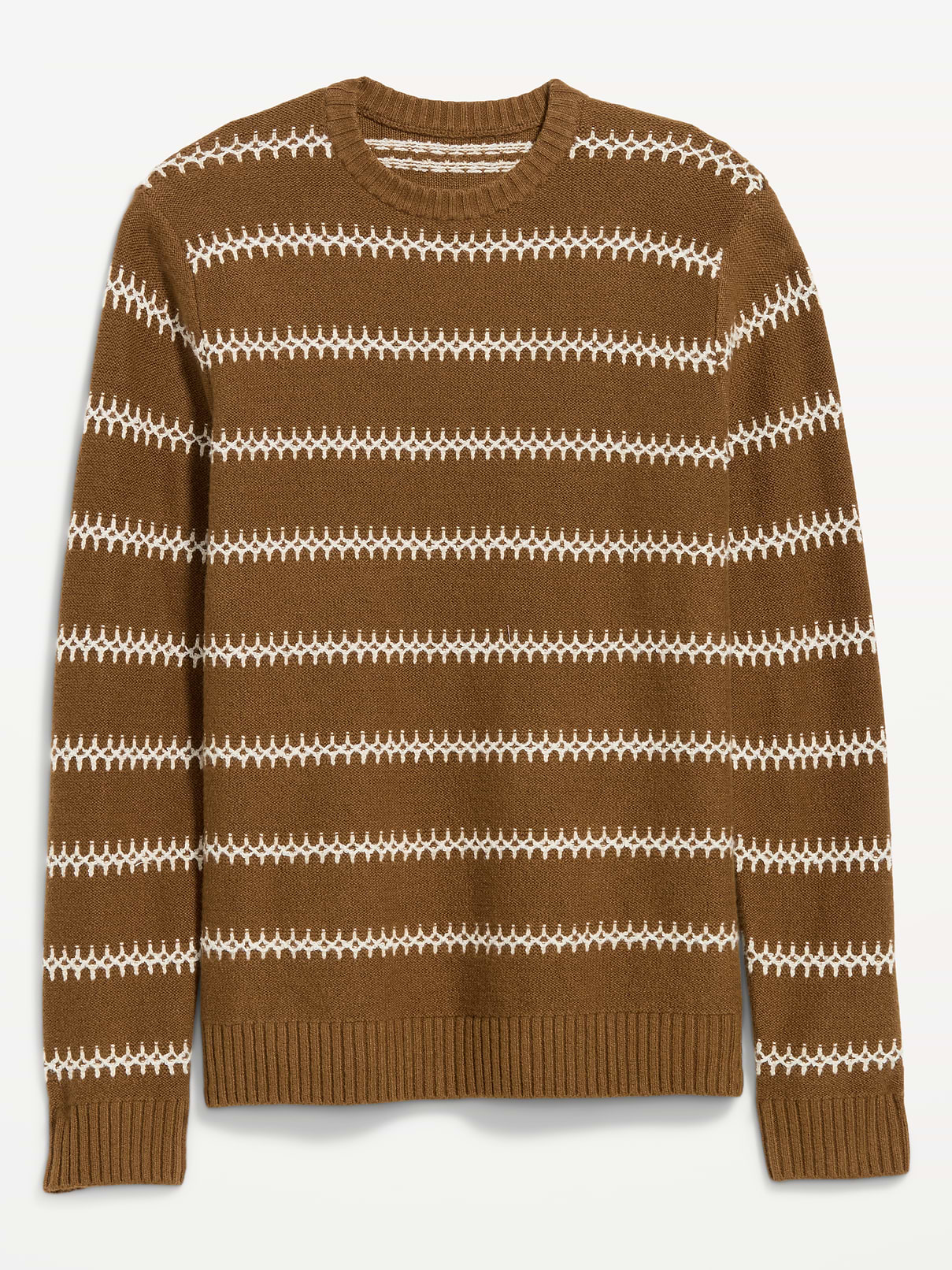 Image 1 of 2, crew neck, long sleeves, rib-knit trim, pullover style, prints varies, Product #1182480
