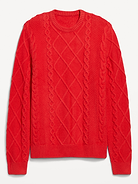 Image 1 of 2, crew neck, long sleeves, rib-knit trim, pullover style, Product #1182697