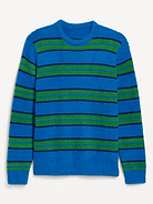 Image 3 of 3, Striped Crew-Neck Sweater