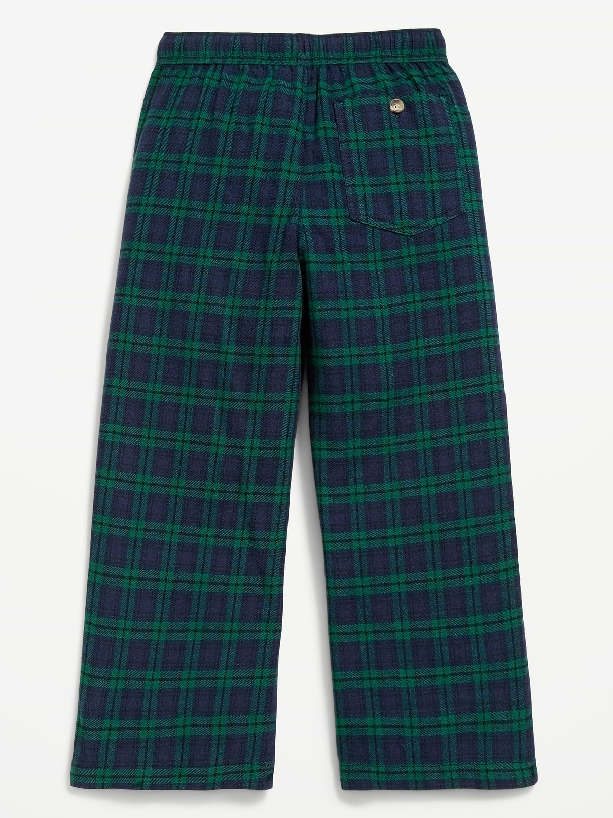 Image 5 of 5, Pull-On Baggy Plaid Flannel Pants for Boys