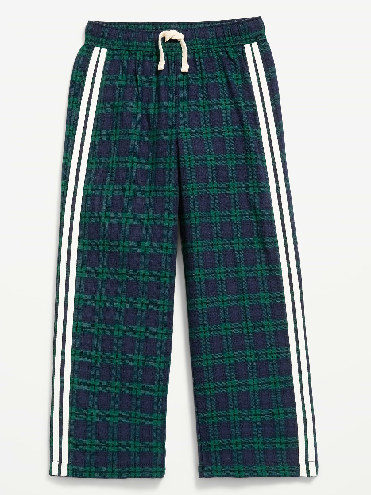 Image 4 of 5, Pull-On Baggy Plaid Flannel Pants for Boys
