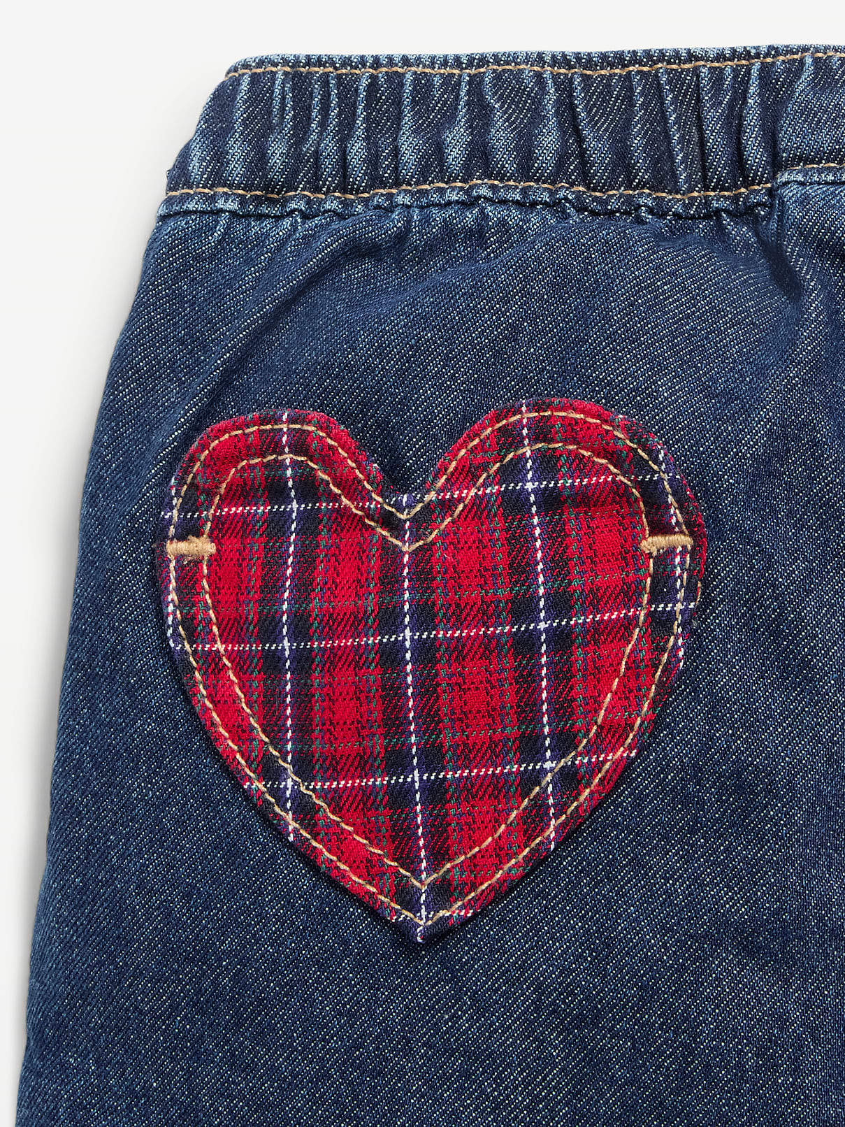 Image 2 of 3, Pull-On Wide-Leg Ruffled Jeans for Toddler Girls