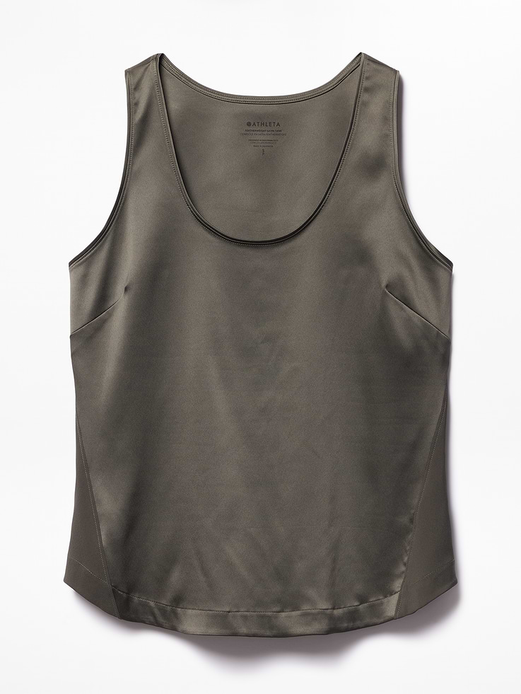 Image number 7 showing, Featherweight Satin Tank